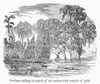 Amazon Expedition, 1541. /Nfracisco De Orellana'S Expedition Down The Amazon River In Search Of Gold, 1541. Wood Engraving, American, 1848. Poster Print by Granger Collection - Item # VARGRC0102922