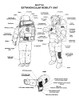 Space: Spacesuit, 1991. /Ncutaway Diagram Of The Space Shuttle Extravehicular Mobility Units Worn By Astronauts, 1991. Poster Print by Granger Collection - Item # VARGRC0185339