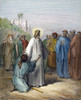 Dor_: Jesus & Possessed. /Njesus Healing The Man Possessed With A Devil (Luke 4:36). Color Engraving After Gustave Dor_. Poster Print by Granger Collection - Item # VARGRC0007156