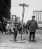 Traffic Cop, 1924. /Njulius Daranyi, Member Of The Vaudeville Troupe Singer'S Midgets, Directing Traffic In Washington D.C. Photograph, 8 June 1924. Poster Print by Granger Collection - Item # VARGRC0118749