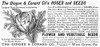 Rose Advertisement, 1889. /Namerican Magazine Advertisement For Dingee & Conrad Company'S Roses And Seeds, 1889. Poster Print by Granger Collection - Item # VARGRC0090691