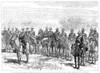Zulu War, 1879. /Ndurban Mounted Volunteers Setting Out For The Front In South Africa. Line Engraving From A Contemporary English Newspaper. Poster Print by Granger Collection - Item # VARGRC0043867