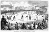 England: Cricket, 1842. /Na Cricket Match At Lord'S. Wood Engraving, English, 1842. Poster Print by Granger Collection - Item # VARGRC0080268