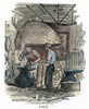 Blacksmith, C1865. /Na Blacksmith At Work. Wood Engraving, English, C1865. Poster Print by Granger Collection - Item # VARGRC0074518