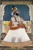 Jagat Singh Ii Bahadur. /Nmaharaja Of Jaipur, 1803-1818. The Bifurcated Beard And Sword Are Emblems Of His Status As Both An Aristocrat And A Warrior. Poster Print by Granger Collection - Item # VARGRC0105323