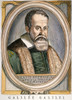 Galileo Galilei /N(1564-1642). Flemish Colored Engraving, 1695. Poster Print by Granger Collection - Item # VARGRC0008896