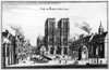 Paris: Notre Dame, C1650. /Nnotre Dame Cathedral In Paris, France. Line Engraving, German, By Merian, Mid-17Th Century. Poster Print by Granger Collection - Item # VARGRC0117308