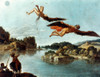 Carlo Saraceni: Icarus. /N'The Fall Of Icarus.' Oil On Copper By Carlo Saraceni (C1580-1620). Poster Print by Granger Collection - Item # VARGRC0023813