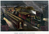 Railroad Junction, C1885. /N'Night Scene At A Junction.' Chromolithograph By Currier & Ives, C1885. Poster Print by Granger Collection - Item # VARGRC0265817