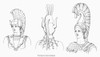 Greece: Helmets. /Nvarious Helmets Of Ancient Greece. Poster Print by Granger Collection - Item # VARGRC0095154
