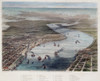 New Orleans /Nbird'S-Eye View Of New Orleans. Steel Engraving, American, 1863. Poster Print by Granger Collection - Item # VARGRC0045561