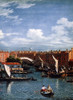 London: Fleet River. /Ndetail 'Entrance To The Fleet River, London.' Oil On Canvas By A Follower Of Samuel Scott, 18Th Century. Poster Print by Granger Collection - Item # VARGRC0023658