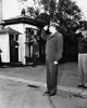 Douglas Macarthur /N(1880-1964). American Army Officer. Macarthur Salutes A Band Playing The National Anthem Outside Of His Residence In Tokyo, Japan, After World War Ii, 1946. Poster Print by Granger Collection - Item # VARGRC0114691