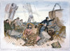 Passengers On Steamship. /Npassengers On The Deck Of A Transatlantic Steamship: Wood Engraving, 1886, After A Drawing By Randolph Caldecott. Poster Print by Granger Collection - Item # VARGRC0051911