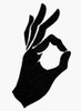Symbol: Correct. /N'Ok' Hand Sign. Poster Print by Granger Collection - Item # VARGRC0098468