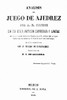Philidor: Chess Book. /Ntitle Page Of The First Chess Book Published In Mexico, A Spanish Translation Of F.A. Danican Philidor'S 'Analysis Of The Game Of Chess,' Mexico City, 1846. Poster Print by Granger Collection - Item # VARGRC0070674