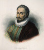 Miguel De Cervantes /N(1547-1616). Spanish Writer. Stipple Engraving, 19Th Century. Poster Print by Granger Collection - Item # VARGRC0063773