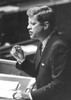 John F. Kennedy, 1961. /Npresident John F. Kennedy Addressing The United Nations General Assembly In New York, September 25, 1961. Poster Print by Granger Collection - Item # VARGRC0006770