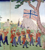 Japan: Foreign Soldiers. /Nforeign Soldiers In Yokohama. Woodblock Print, 1866. Poster Print by Granger Collection - Item # VARGRC0103567