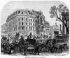New York: Broadway, 1870S. /Nbroadway And Vesey Street At St. Paul'S Chapel, Right. Wood Engraving, American, 1870S. Poster Print by Granger Collection - Item # VARGRC0124482 New York: Broadway, 1870S. /Nbroadway And Vesey Street At St. Paul'S Chapel, Right. Wood Engraving, American, 1870S. Poster Print by Granger Collection - Item # VARGRC0124482