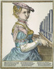 Organist, 16Th Century. /Ngerman Woodcut By Tobias Stimmer, (1539-1584). Poster Print by Granger Collection - Item # VARGRC0042717