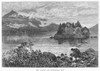 Scotland: Loch Lomond. /Nview Of Inveruglas Isle On Loch Lomond In The Scottish Highlands, With Ben Lomond On The Opposite Shore. Wood Engraving, C1875, By Edward Whymper. Poster Print by Granger Collection - Item # VARGRC0094867