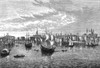 View Of London, 1550. /Nlondon As It Appeared In 1550, Viewed From The South-East Across The Thames River. Wood Engraving, C1875. Poster Print by Granger Collection - Item # VARGRC0069889