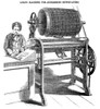 Address Machine, 1858. /Nmachine Invented By James Lord For Addressing Newspapers. Wood Engraving, American, 1858. Poster Print by Granger Collection - Item # VARGRC0354247