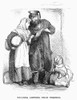 New York: Immigrants, 1871. /Nrecently Arrived Immigrants Reading Letters From Friends At Castle Garden, New York City. Wood Engraving, 1871. Poster Print by Granger Collection - Item # VARGRC0095481
