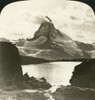 Switzerland: Matterhorn. /N'Fiend Of The Alps.' View Of The Matterhorn From Near The Riffelberg, Switzerland. Stereograph, C1908. Poster Print by Granger Collection - Item # VARGRC0326296