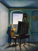 Caspar David Friedrich /N(1774-1840). German Painter. Caspar David Friedrich In His Studio. Oil On Canvas, 1819, By Georg Friedrich Kersting. Poster Print by Granger Collection - Item # VARGRC0266930