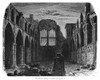 Scotland: Holyrood Abbey. /Nruins Of Holyrood Abbey, Founded In 1128 By King David I Near Edinburgh, Scotland. Line Engraving, English, C1875. Poster Print by Granger Collection - Item # VARGRC0408514