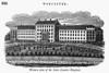 Mental Hospital, 1839. /Nthe State Lunatic Hospital At Worcester, Massachusetts, Erected In 1831. Wood Engraving, 1839. Poster Print by Granger Collection - Item # VARGRC0017396