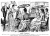 Du Maurier Cartoon, 1889. /N'Happy Thought.' English Cartoon, 1889, By George Louis Palmella Busson Du Maurier. Poster Print by Granger Collection - Item # VARGRC0035095 Du Maurier Cartoon, 1889. /N'Happy Thought.' English Cartoon, 1889, By George Louis Palmella Busson Du Maurier. Poster Print by Granger Collection - Item # VARGRC0035095