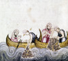 Spain: Medieval Fishing. /Nmuslims Fishing Off The Coast Of Spain. Manuscript Illumination, 13Th Century, From The 'Cantigas De Alfonso X.' Poster Print by Granger Collection - Item # VARGRC0104867