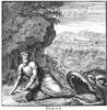 Jonah. /Nthe Prophet Jonah, Cast Up On Dry Land After Being Swallowed By The Whale. Copper Engraving, Dutch, 18Th Century. Poster Print by Granger Collection - Item # VARGRC0002348