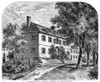 Washington: Headquarters. /Ngeorge Washington'S Headquarters At Morristown, New Jersey. Engraving, 19Th Century. Poster Print by Granger Collection - Item # VARGRC0089621