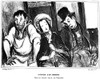 Daumier: Omnibus, 1841. /N'Interior Of An Omnibus: Between A Drunk And A Butcher.' From The Series 'Parisian Types.' Lithograph Cartoon, 1841, By Honore Daumier. Poster Print by Granger Collection - Item # VARGRC0012899