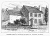 Washington: Headquarters. /Ngeorge Washington'S Headquarters At Valley Forge, Pennsylvania. Wood Engraving, 19Th Century. Poster Print by Granger Collection - Item # VARGRC0089624