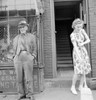 Nyc: 14Th Street, 1942. /Na Man And Woman Outside Of A Shop On 14Th Street In New York City. Photograph By Marjory Collins, 1942. Poster Print by Granger Collection - Item # VARGRC0352195