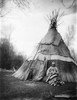 Oregon: Native American. /Nedna Kash Kash, A Yakima Or Umatilla Woman, In Front Of Her Tipi In Oregon. Photograph By Lee Moorhouse, C1900. Poster Print by Granger Collection - Item # VARGRC0324230
