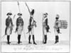 Hessian Soldiers. /Nhessian Soldiers Of The American Revolution. Drawing, 18Th Century. Poster Print by Granger Collection - Item # VARGRC0113779