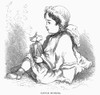 Children: Types. /N'Little Mother.' Wood Engraving, American, 1876, After David Hunter Strother (Known As Porte Crayon). Poster Print by Granger Collection - Item # VARGRC0093502