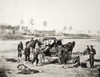 Civil War: Ambulance, 1864. /Nambulance Drill At The Headquarters Of The Army Of The Potomac Near Brandy Station, Virginia. Photograph, May 1864. Poster Print by Granger Collection - Item # VARGRC0163229