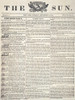The Sun, 1833. /Nfront Page Of The First Issue Of The Sun Newspaper From New York, 3 September 1833, The First Penny Newspaper, Founded By American Printer And Journalist Benjamin Henry Day. Poster Print by Granger Collection - Item # VARGRC0034233