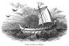 Viking Ship. /Nflokko Sending Out Ravens. Wood Engraving, 19Th Century. Poster Print by Granger Collection - Item # VARGRC0006167
