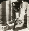 Egypt: Abydos, C1910. /N'The Second Hypostyle Hall, Temple Of Sethos I, Abydos, Egypt.' Stereograph, C1910. Poster Print by Granger Collection - Item # VARGRC0324786