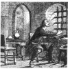 John Bunyan (1628-1688). /Nenglish Preacher And Writer. In An English Prison For Preaching Without A License. Wood Engraving, 19Th Century. Poster Print by Granger Collection - Item # VARGRC0044405