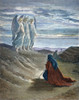 Abraham & Three Angels. /Ncolor Engraving After Gustave Dor_, 19Th Century. Poster Print by Granger Collection - Item # VARGRC0007168