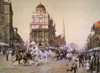 Vienna: Praterstrasse. Praterstrasse At Vienna. Oil On Canvas, 1902, By R. Voelkl. Poster Print by Granger Collection - Item # VARGRC0007798